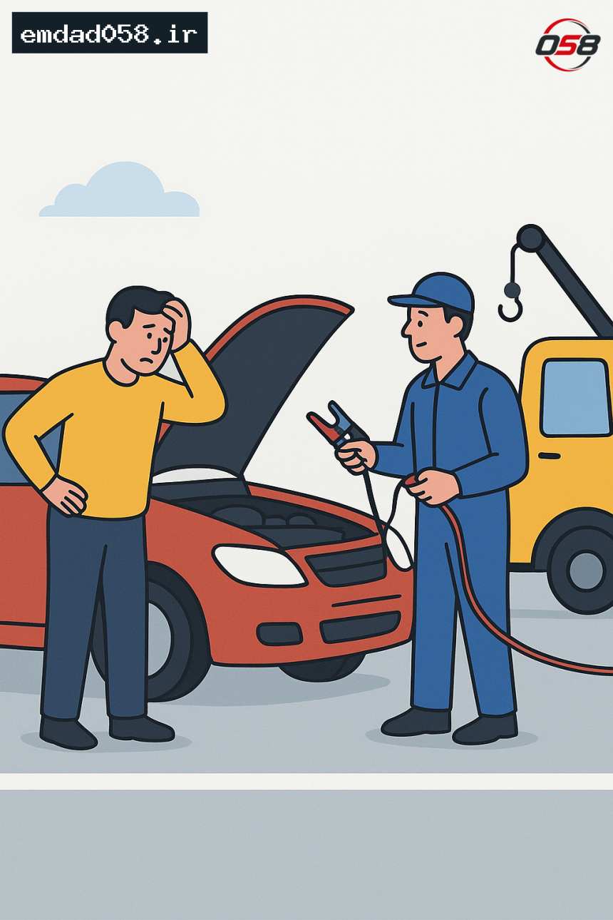 خدمات امداد خودرو فاروج